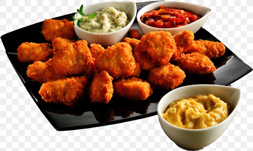 Chicken Nugget Karaage Fried Chicken Buffalo Wing Pakora, PNG, 1000x597px, Chicken Nugget, American Food, Appetizer, Buffalo Wing, Chicken Download Free