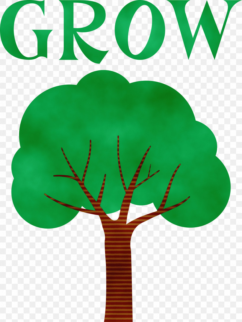 Leaf Plant Stem Tree Green Font, PNG, 2257x3000px, Grow, Biology, Branching, Flower, Green Download Free