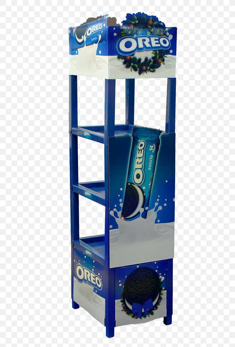 Shelf Product Design Oreo Biscuit, PNG, 480x1212px, Shelf, Biscuit, Blue, Furniture, Machine Download Free