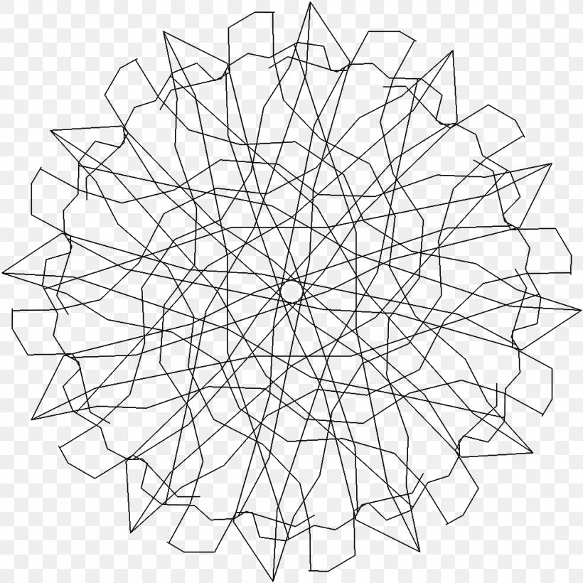 Symmetry Line Art Point Pattern, PNG, 1000x1000px, Symmetry, Area, Black And White, Drawing, Line Art Download Free