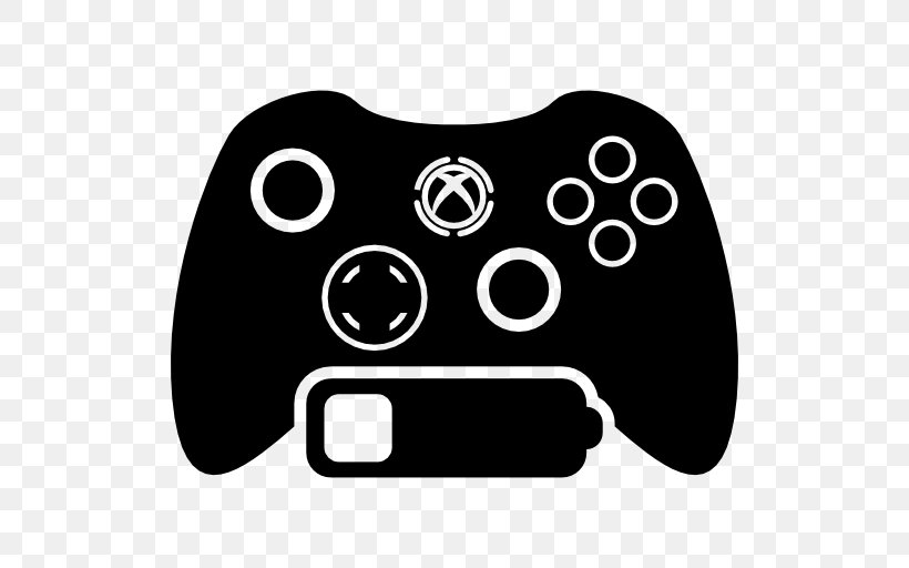 Xbox 360 Controller Video Game Game Controllers, PNG, 512x512px, Xbox 360 Controller, All Xbox Accessory, Black, Black And White, Def Jam Icon Download Free