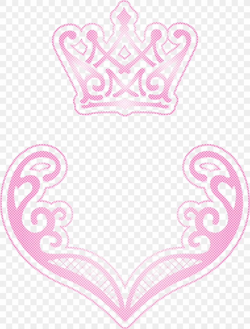 Classic Frame, PNG, 2280x3000px, Classic Frame, Heart, Magenta, Pink, Sticker Download Free