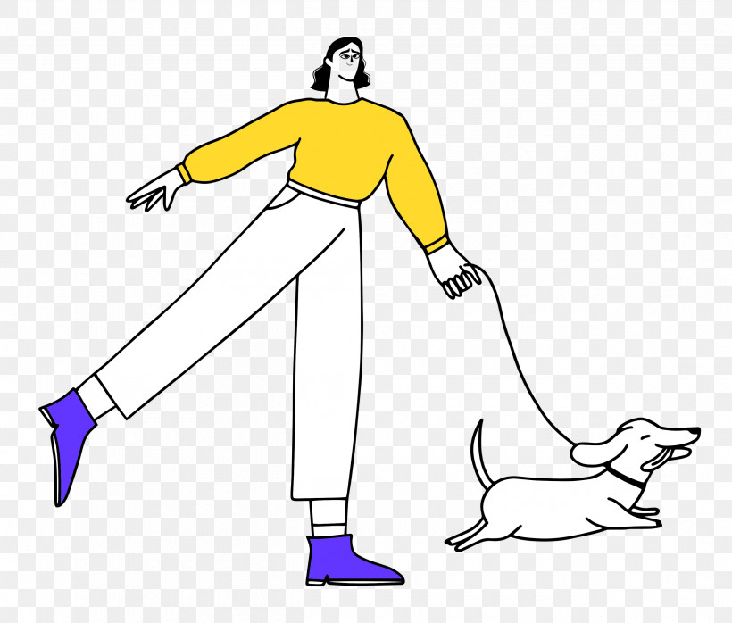 Walking The Dog, PNG, 2500x2129px, Walking The Dog, Character, Clothing, Line Art, New York Download Free