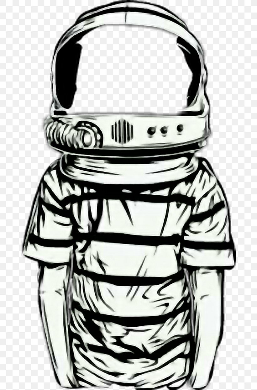 Astronaut Space Suit Drawing Outer Space Image, PNG, 684x1244px, Astronaut, Artwork, Black And White, Drawing, Helmet Download Free