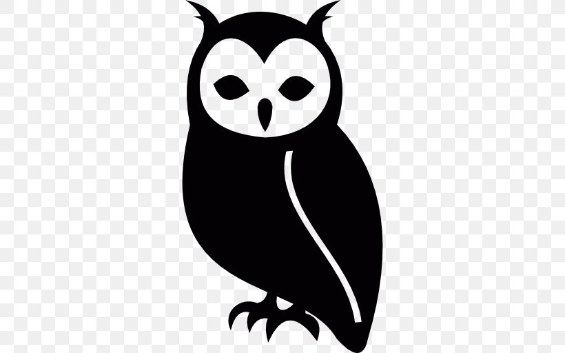 Owl Clip Art Bird Silhouette Vector Graphics, PNG, 512x512px, Owl, Artwork, Beak, Bird, Bird Of Prey Download Free