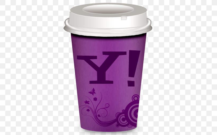 Yahoo! ICO Icon, PNG, 512x512px, Yahoo, Apple Icon Image Format, Coffee Cup, Coffee Cup Sleeve, Cup Download Free