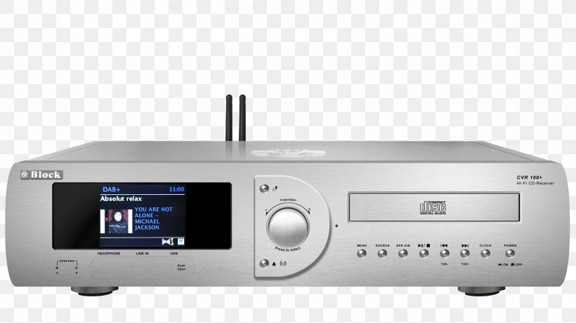 Audio AV Receiver High Fidelity Radio Receiver Loudspeaker, PNG, 4800x2700px, Audio, Audio Equipment, Audio Receiver, Av Receiver, Cd Player Download Free