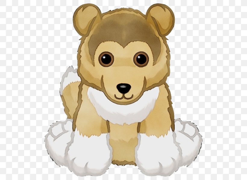 Cartoon Animal Figure Bear Clip Art Stuffed Toy, PNG, 600x600px, Watercolor, Animal Figure, Animated Cartoon, Animation, Bear Download Free