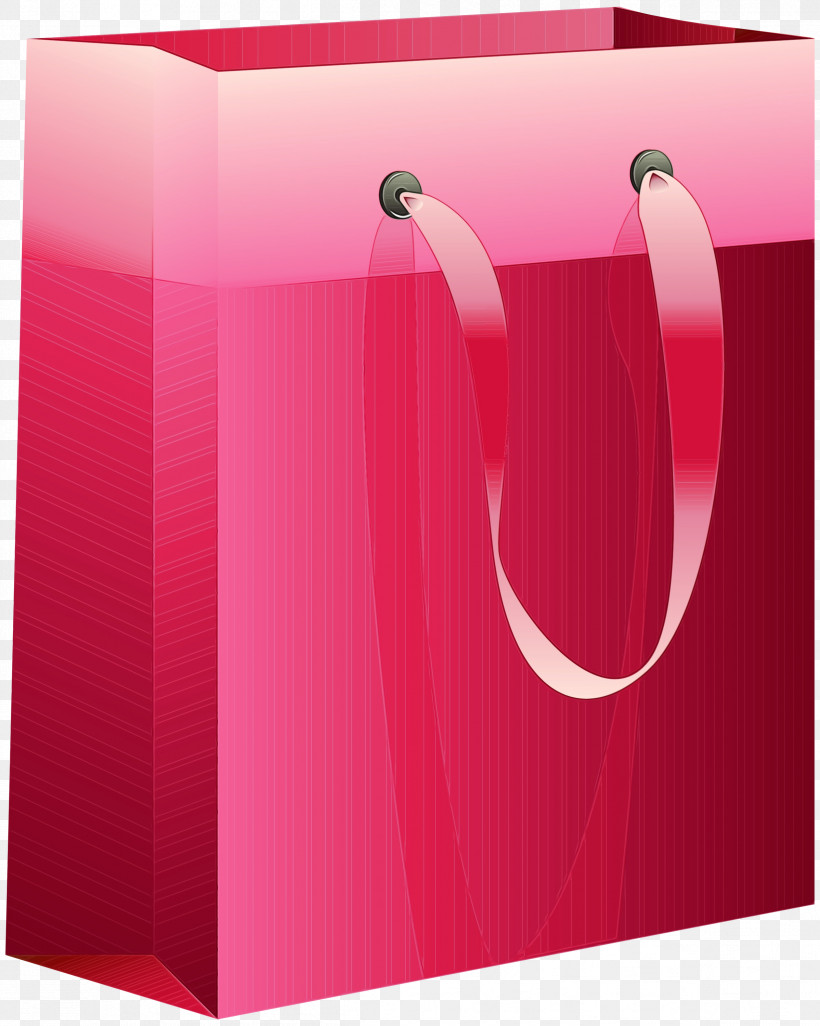 Shopping Bag, PNG, 2397x3000px, Watercolor, Box, Magenta, Material Property, Office Supplies Download Free