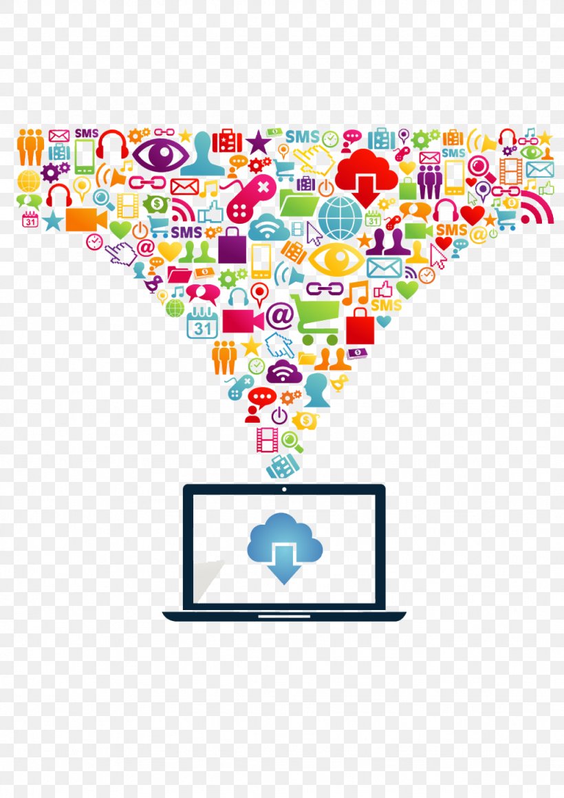 Social Media Laptop Cloud Computing, PNG, 1024x1448px, Social Media, Area, Balloon, Cloud Computing, Computer Network Download Free