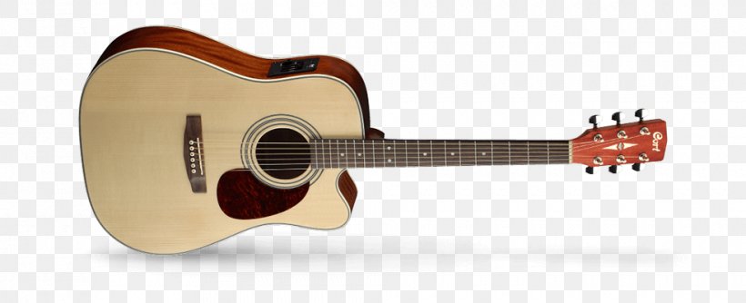 Acoustic Guitar Cort Guitars Musical Instruments Dreadnought, PNG, 980x400px, Watercolor, Cartoon, Flower, Frame, Heart Download Free