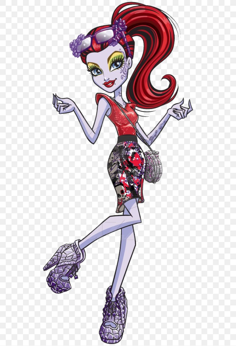 Cleo DeNile Monster High Frankie Stein Doll Draculaura, PNG, 550x1201px, Watercolor, Cartoon, Flower, Frame, Heart Download Free