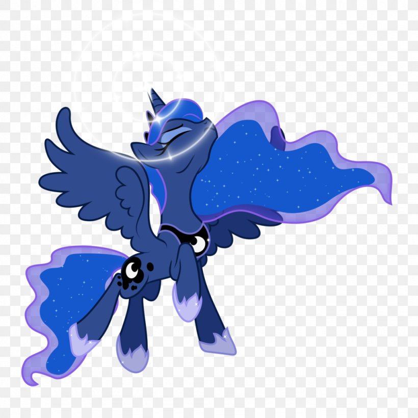 Princess Luna Pony Princess Celestia Twilight Sparkle Rarity, PNG, 1024x1024px, Princess Luna, Animal Figure, Cartoon, Cobalt Blue, Deviantart Download Free
