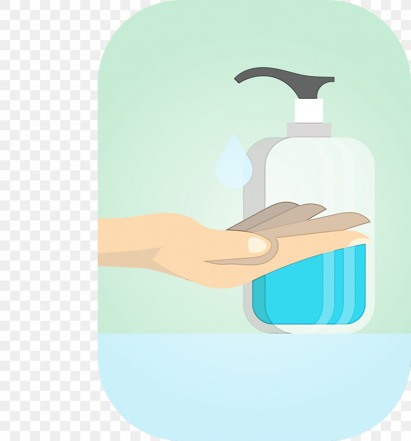 hand sanitizer animation
