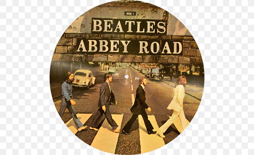 Abbey Road The Beatles Phonograph Record Sgt. Pepper's Lonely Hearts Club Band Rubber Soul, PNG, 500x500px, Watercolor, Cartoon, Flower, Frame, Heart Download Free