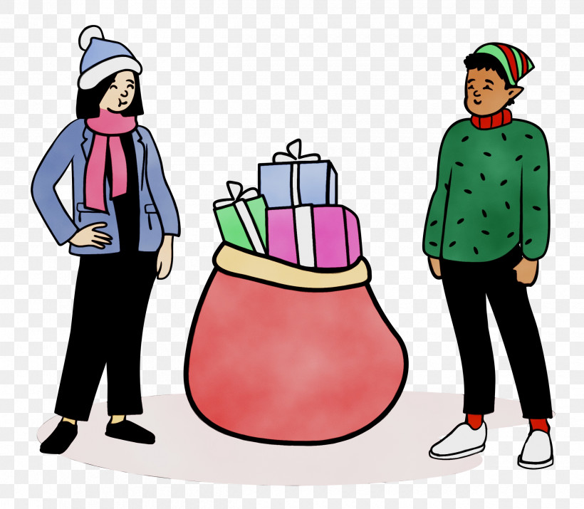 Christmas Day, PNG, 2500x2181px, Christmas Gifts, Birthday, Cake, Cartoon, Cartoon M Download Free
