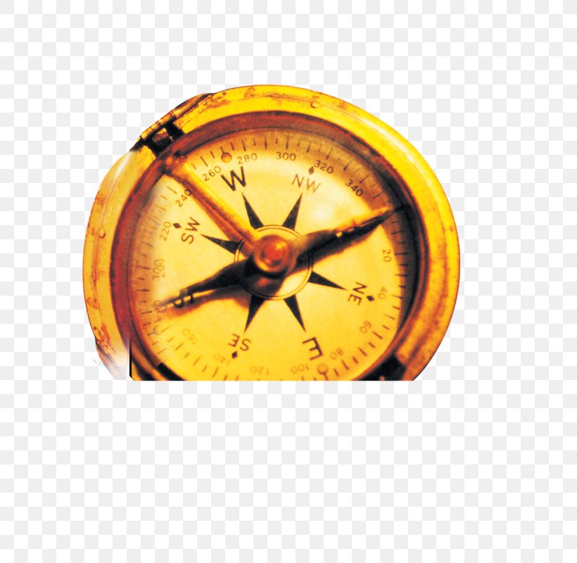 Compass, PNG, 800x800px, Compass, Cardinal Direction, Clock, Golden Compass, Orange Download Free