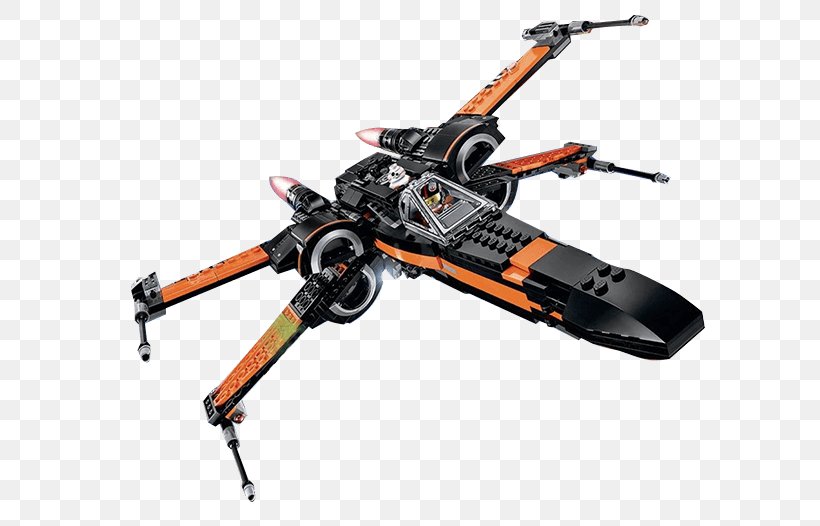 Poe Dameron Lego Star Wars: The Force Awakens X-wing Starfighter, PNG, 647x526px, Poe Dameron, First Order, Force, Helicopter, Lego Download Free