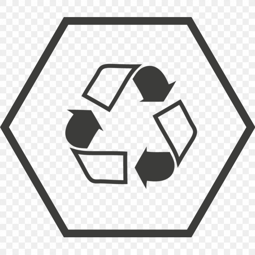 Recycling Symbol Sticker Paper Label, PNG, 821x821px, Recycling, Adhesive, Area, Black, Black And White Download Free