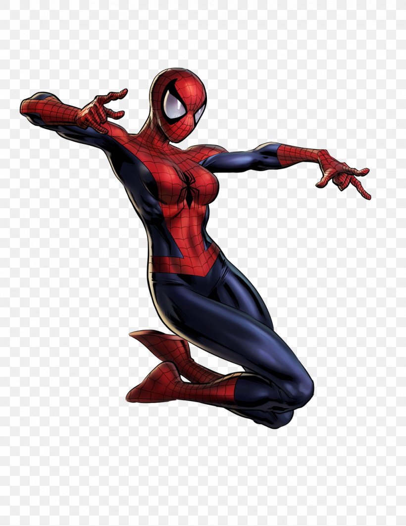 Spider-Man Spider-Woman May Parker Marvel: Avengers Alliance Anya Corazon, PNG, 1024x1325px, Spiderman, Action Figure, Amazing Spiderman, Anya Corazon, Art Download Free