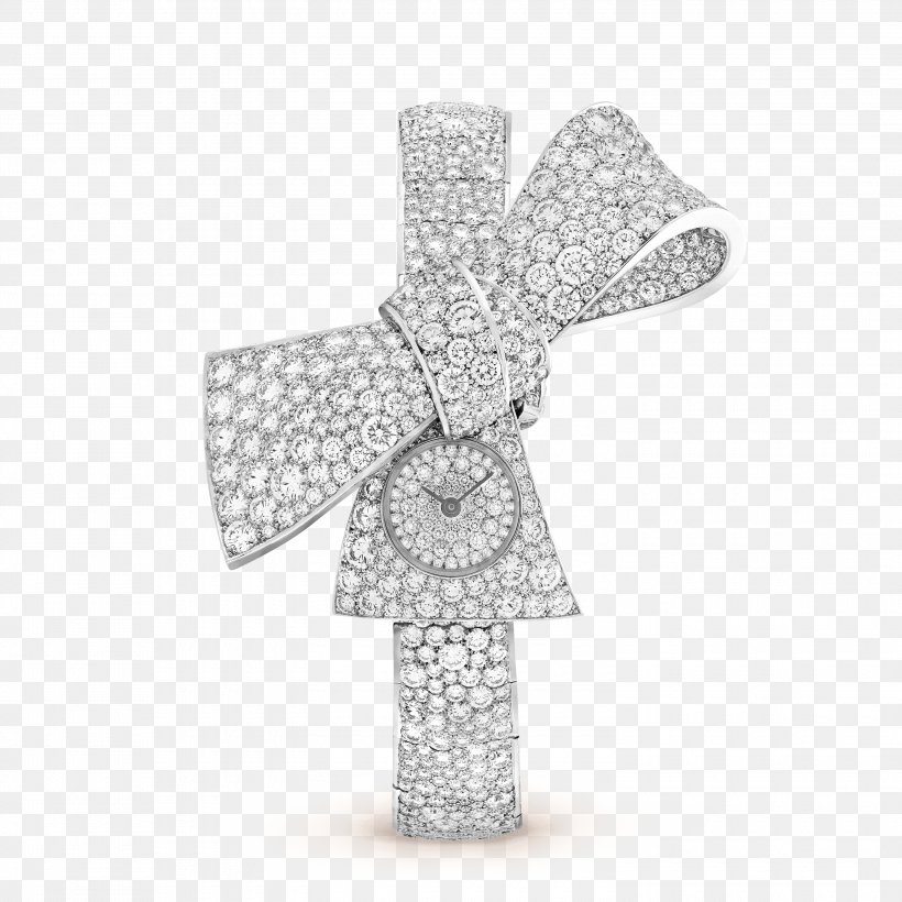 Watch Van Cleef & Arpels Diamond Pilgrim Aidin Clock, PNG, 3000x3000px, Watch, Body Jewellery, Body Jewelry, Bracelet, Clock Download Free