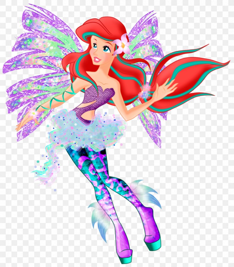 Ariel Flora Stella Tecna Bloom, PNG, 837x954px, Ariel, Art, Barbie, Bloom, Character Download Free