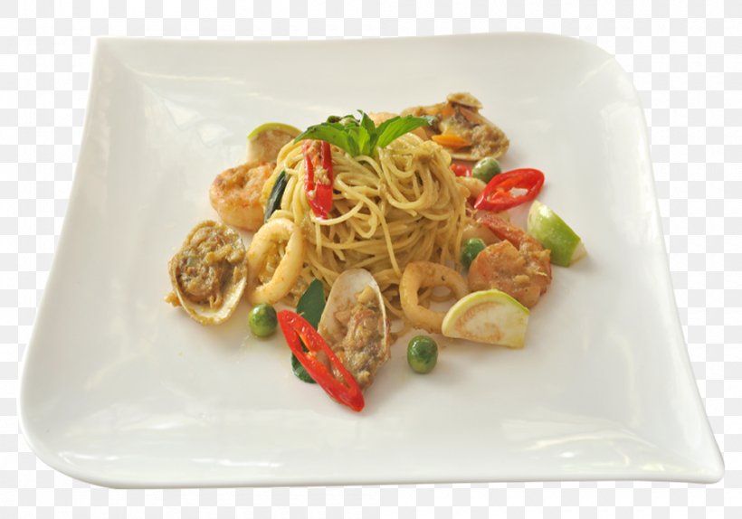 Spaghetti Pasta Green Curry Vegetarian Cuisine Lasagne, PNG, 1000x700px, Spaghetti, Asian Food, Clam, Cuisine, Dish Download Free