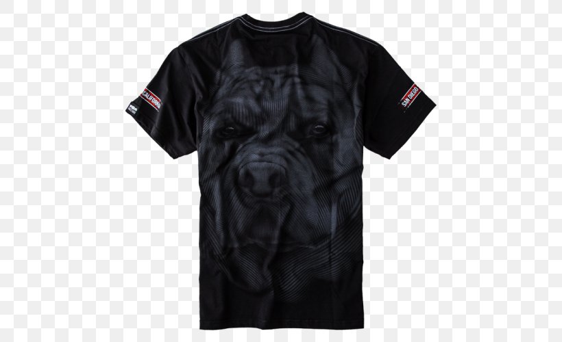 T-shirt American Pit Bull Terrier American Staffordshire Terrier Sleeve, PNG, 500x500px, Tshirt, American Pit Bull Terrier, American Staffordshire Terrier, Black, Brand Download Free