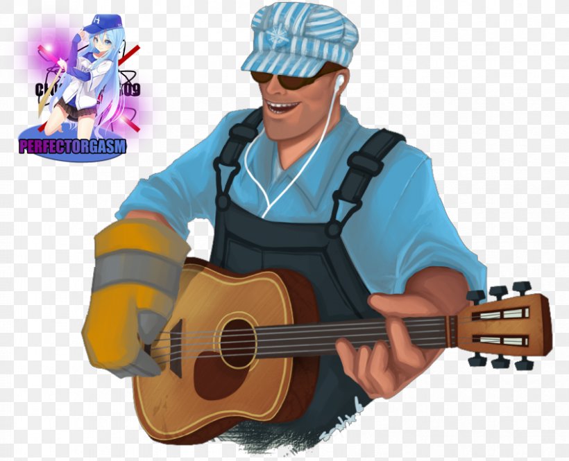 Team Fortress 2 Cuatro Portal 2 Video Games Acoustic Guitar, PNG, 843x684px, Watercolor, Cartoon, Flower, Frame, Heart Download Free