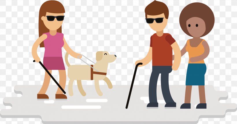 Blind Person Cartoon Images