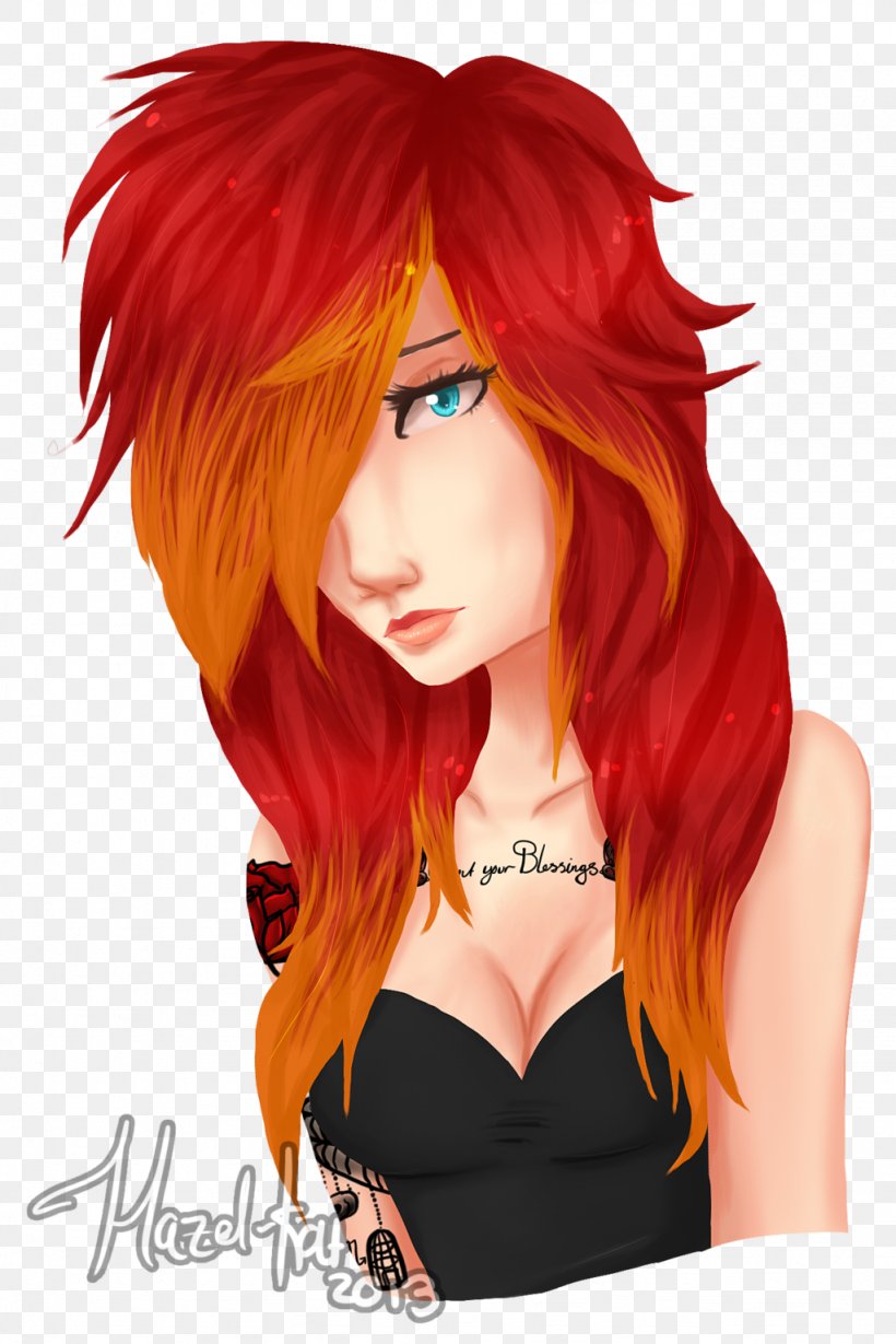 Wig Red Hair Brown Hair, PNG, 1024x1535px, Wig, Bangs, Brown, Brown Hair, Character Download Free