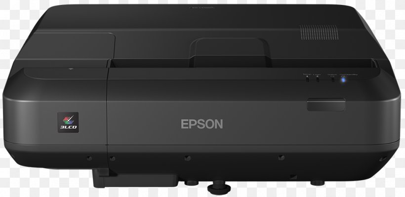 Epson Home Cinema LS100 Full HD 3LCD Ultra Short-throw Laser Projector Multimedia Projectors Epson EH-LS100, PNG, 1059x516px, Projector, Computer Accessory, Electronic Device, Electronics, Epson Download Free
