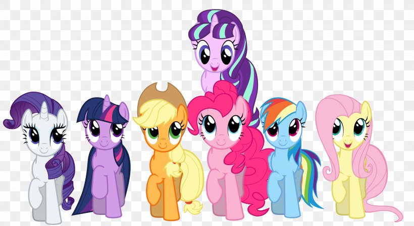 Pinkie Pie Twilight Sparkle Applejack Pony Rarity, PNG, 3645x1998px, Pinkie Pie, Applejack, Art, Cartoon, Cutie Mark Crusaders Download Free