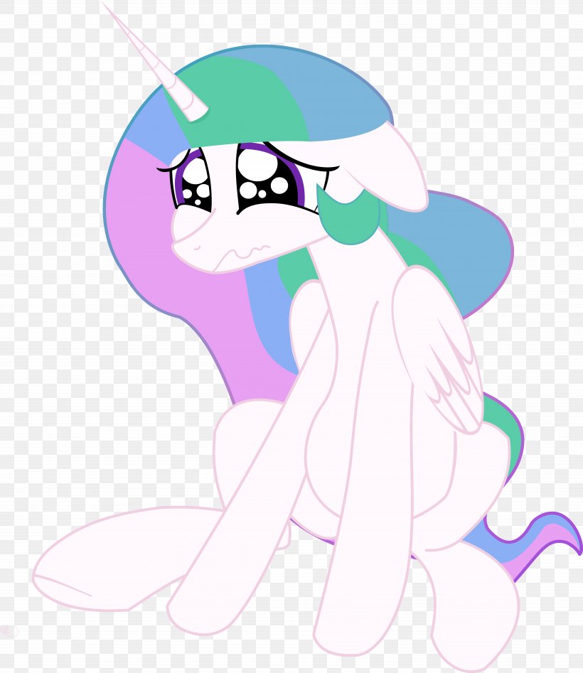 Princess Celestia Sadness Photography, PNG, 6915x7987px, Watercolor, Cartoon, Flower, Frame, Heart Download Free