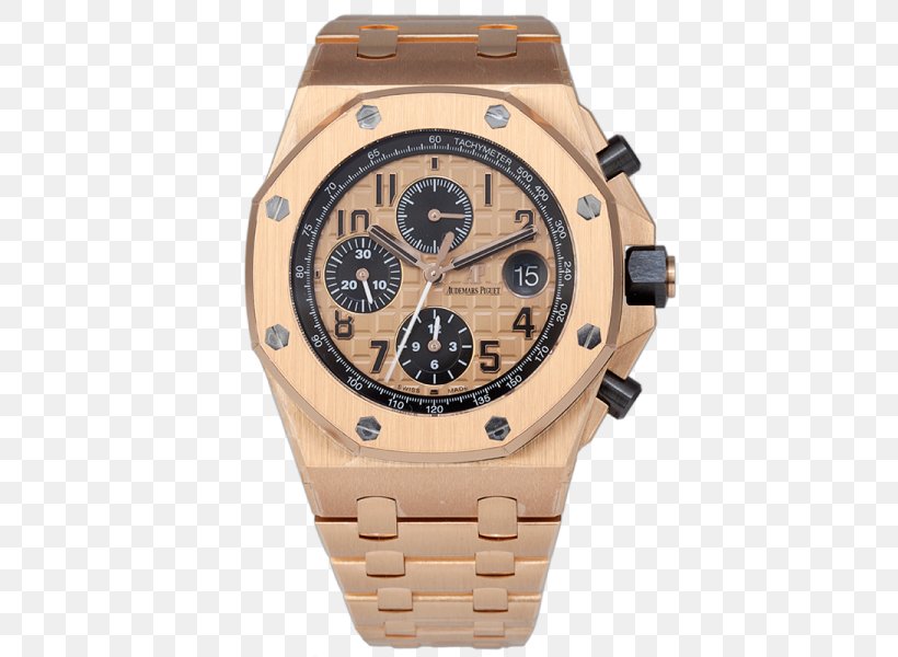 Audemars Piguet Royal Oak Offshore Chronograph Watch Gold, PNG, 600x600px, Audemars Piguet, Beige, Brand, Brown, Chronograph Download Free