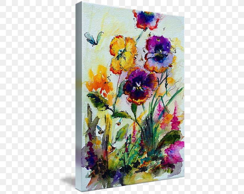 Floral Design Acrylic Paint Cut Flowers Flower Bouquet, PNG, 430x650px, Floral Design, Acrylic Paint, Acrylic Resin, Art, Artwork Download Free