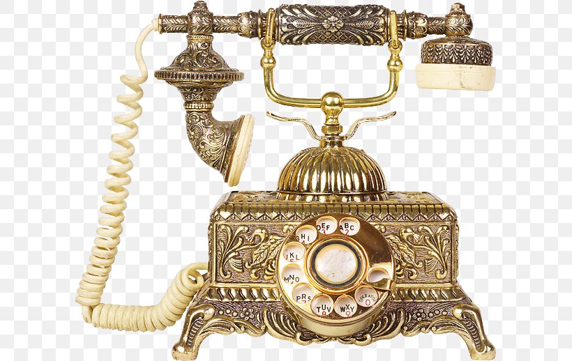Telephone Mobile Phones Antique Vintage, PNG, 605x518px, Telephone, Antique, Brass, Clothing, Gold Download Free