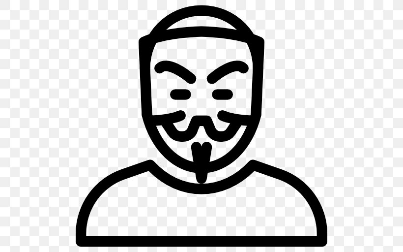 Icon Design Anonymous Avatar, PNG, 512x512px, Icon Design, Anonymity, Anonymous, Avatar, Black And White Download Free