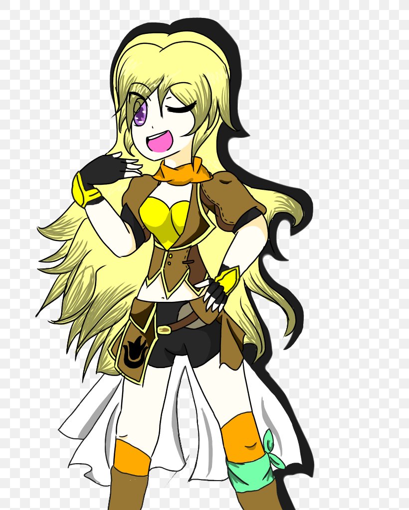 Drawing Yang Xiao Long Fan Art, PNG, 768x1024px, Watercolor, Cartoon, Flower, Frame, Heart Download Free