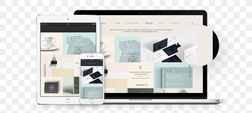 Responsive Web Design Web Development Mockup, PNG, 1311x589px, Responsive Web Design, Brand, Communication, Design Studio, Digital Agency Download Free