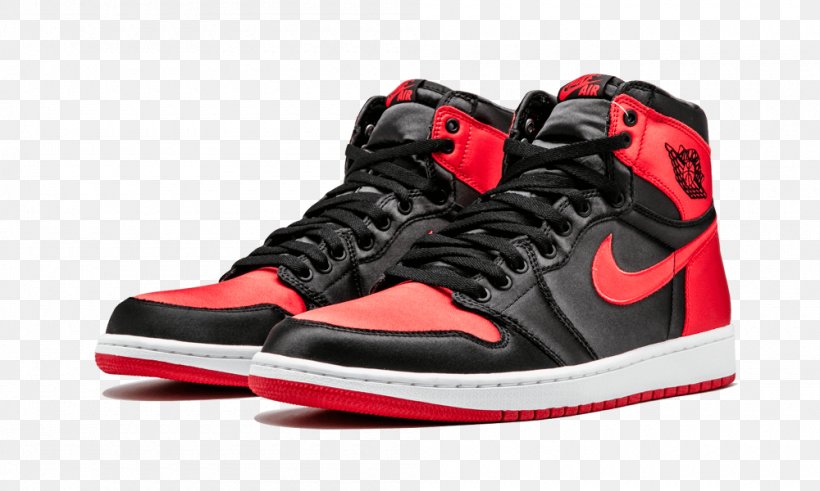 Air Jordan Satin Nike Shoe Sneakers, PNG, 1000x600px, Air Jordan, Athletic Shoe, Basketball Shoe, Black, Brand Download Free