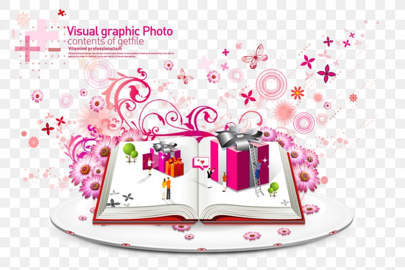 Download, PNG, 2943x1962px, Gift, Box, Brand, Creativity, Floral Design Download Free