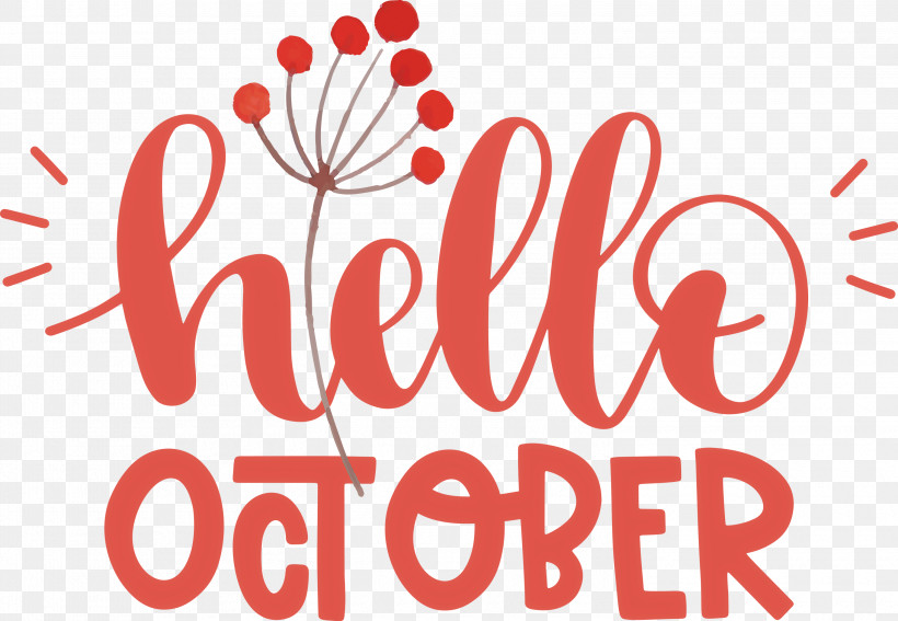 Hello October October, PNG, 3000x2077px, Hello October, Flower, Geometry, Line, Logo Download Free