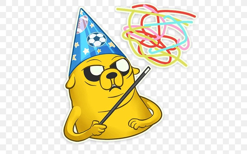Jake The Dog Smiley Party Hat Clip Art, PNG, 512x512px, Jake The Dog, Area, Art, Dog, Emoticon Download Free