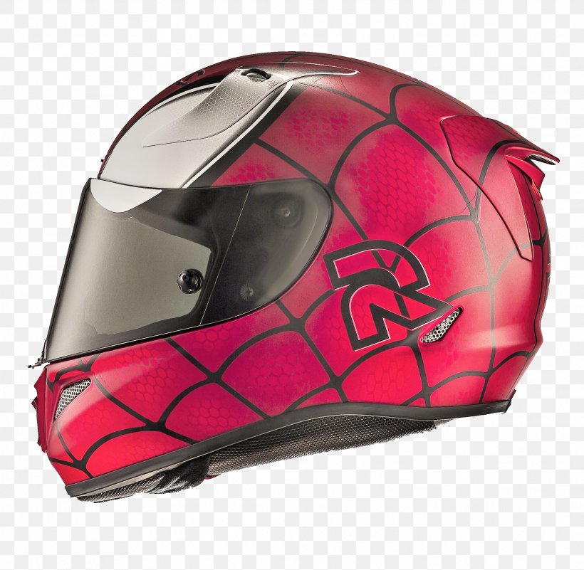 Motorcycle Helmets Spider-Man Scooter HJC Corp., PNG, 2126x2078px, Motorcycle Helmets, Automotive Design, Baseball Equipment, Baseball Protective Gear, Bicycle Clothing Download Free