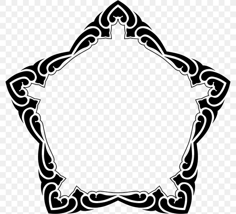 Picture Frames Decorative Arts Clip Art, PNG, 782x746px, Picture Frames, Black, Black And White, Decorative Arts, Mirror Download Free