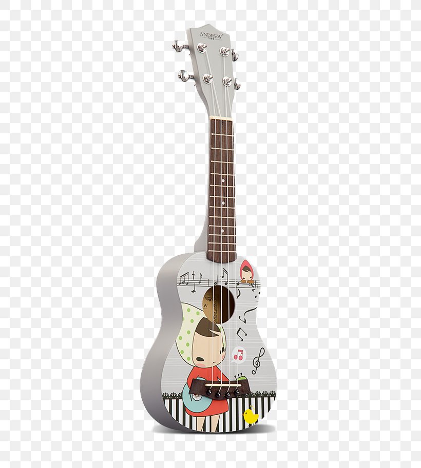 Ukulele Acoustic Guitar Electric Guitar Cavaquinho, PNG, 485x913px, Watercolor, Cartoon, Flower, Frame, Heart Download Free