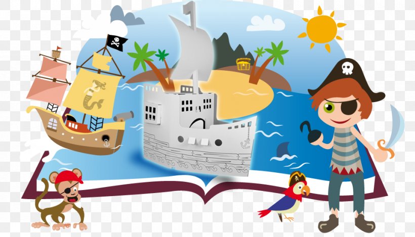 Clip Art Image Illustration Buttinette Klarsichtkarton, PNG, 960x550px, Piracy, Adventurer, Animated Cartoon, Art, Boat Download Free