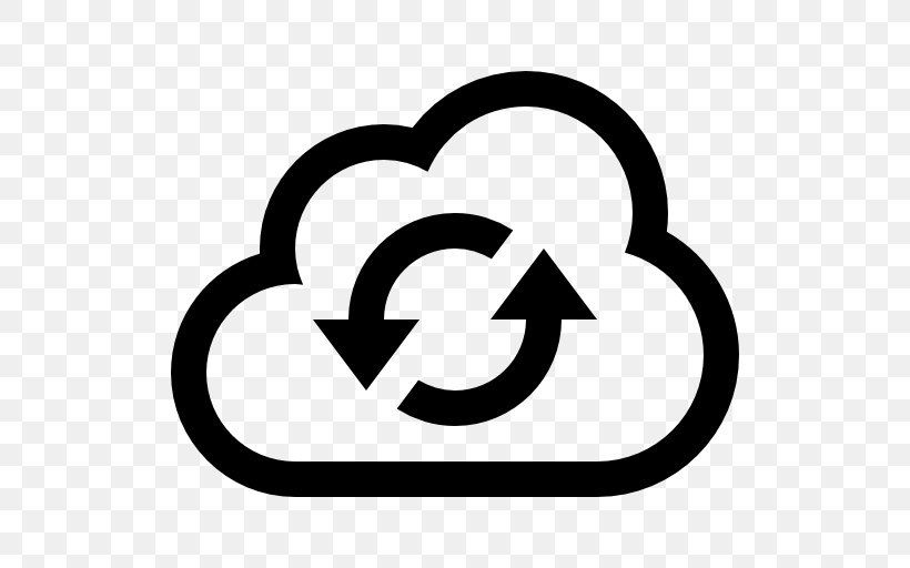 Cloud Computing Download, PNG, 512x512px, Cloud Computing, Area, Black And White, Computer, Heart Download Free