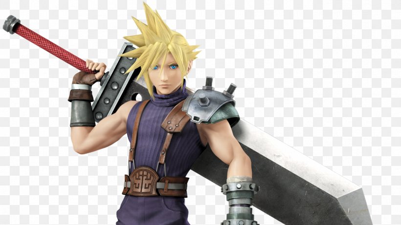 Super Smash Bros. For Nintendo 3DS And Wii U Cloud Strife Final Fantasy VII, PNG, 1296x729px, Cloud Strife, Action Figure, Bayonetta, Costume, Downloadable Content Download Free